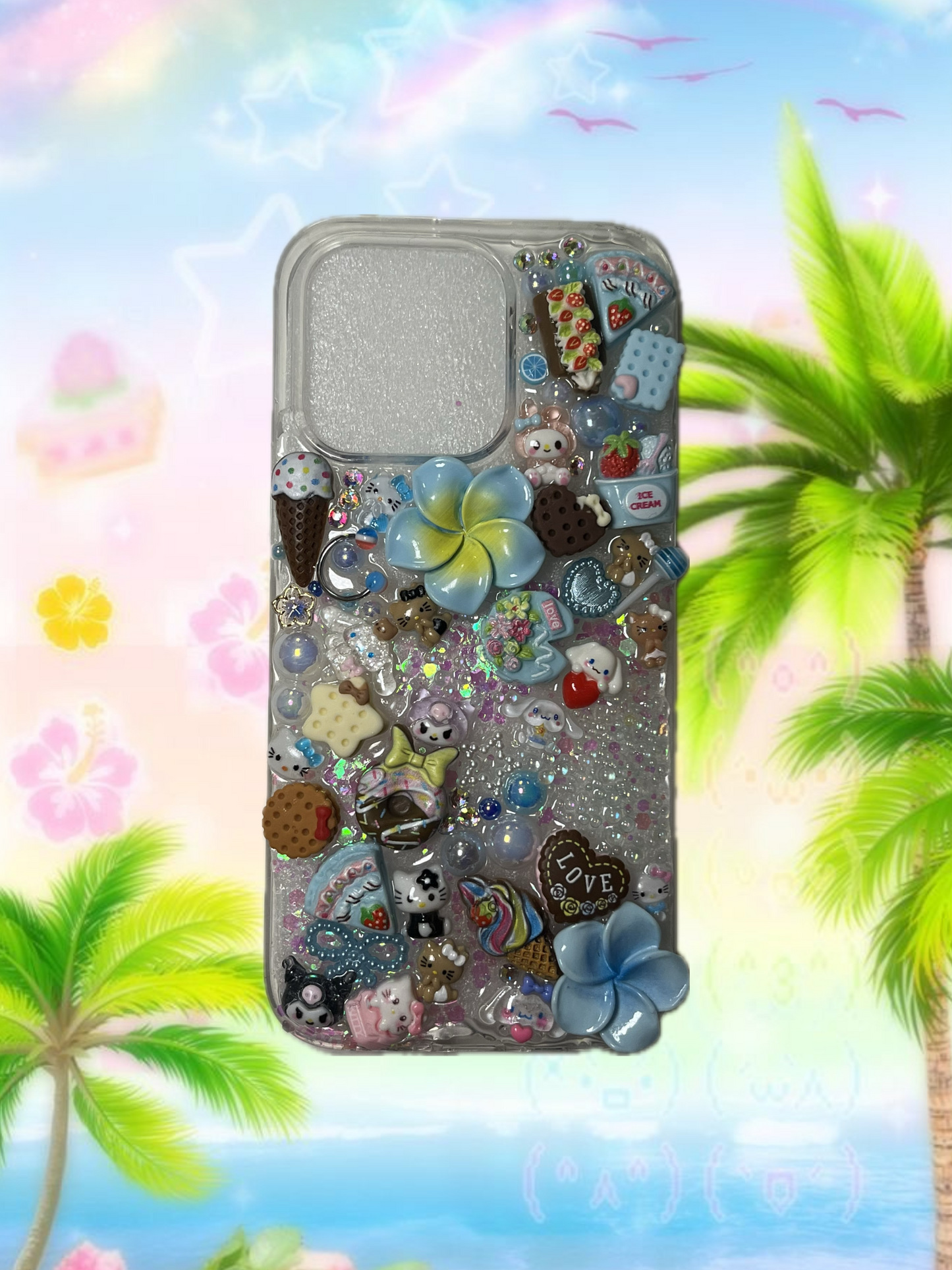 Blue Dream Kawaii iPhone 14 Pro Case